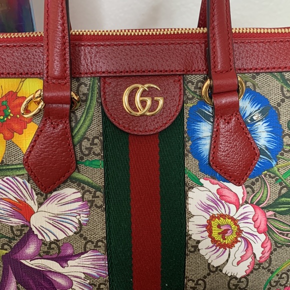 ❤️❤️sold❤️❤️Gucci GG ophidia flora crossbody 2-way bag - Picture 3 of 13